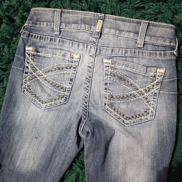 Ariat R.E.A.L. Denim Women’s Bootcut Jeans Medium Wash Western Rodeo Style 31x31 - Picture 5 of 6